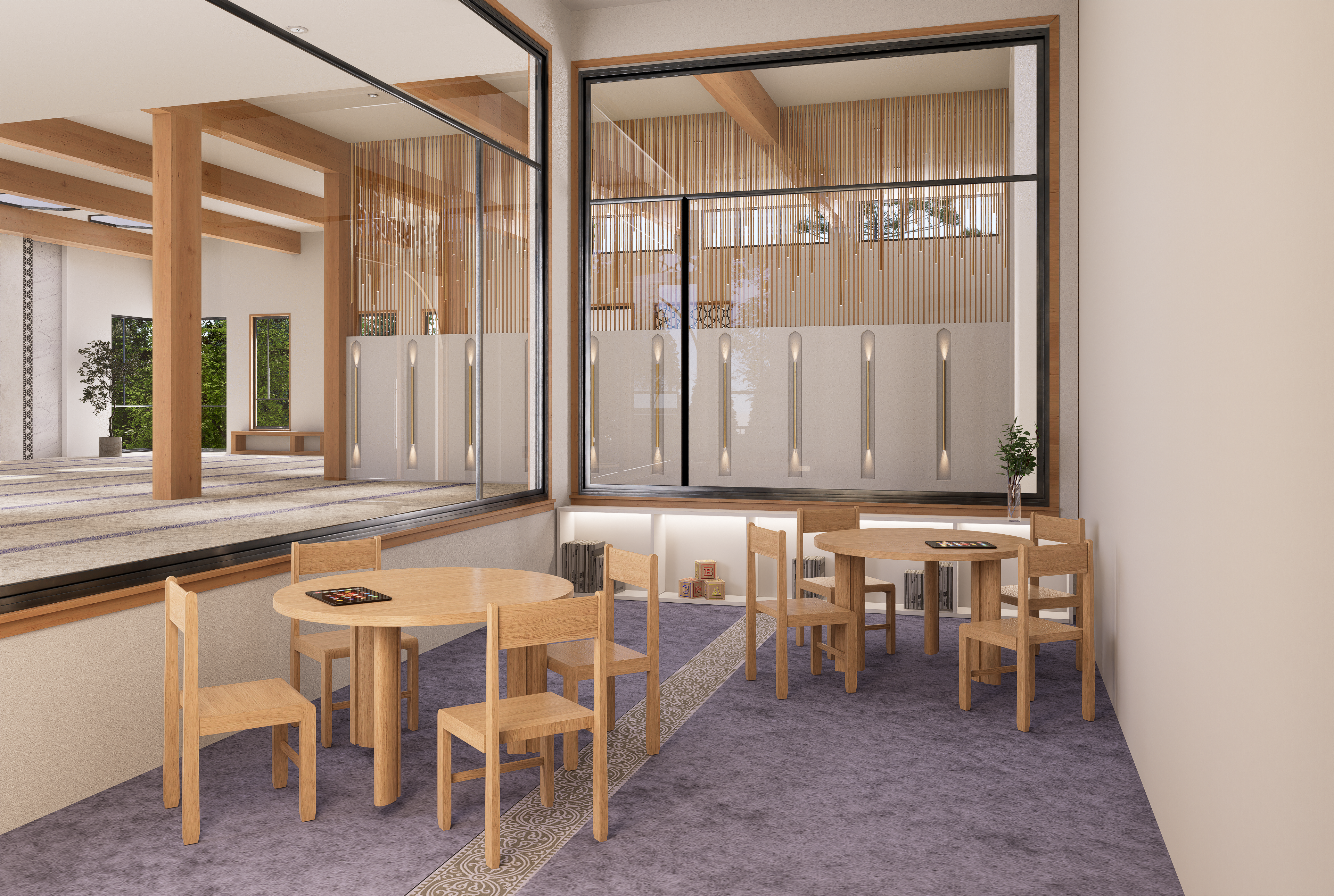 Welcoming space designed for mothers and young children